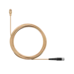 Shure TL47 TwinPlex subminiature lavalier microphone in tan color, front view