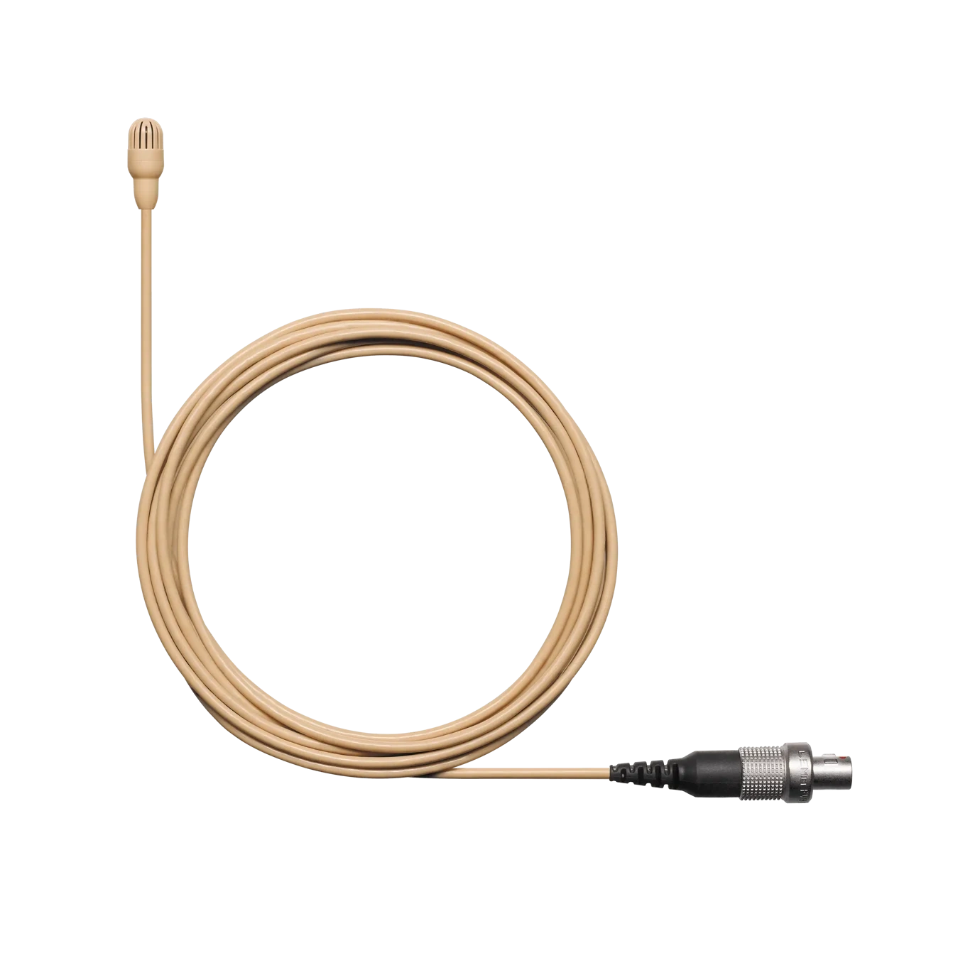 Shure TL47 TwinPlex Subminiature Lavalier Microphone Tan Shure TL47 TwinPlex subminiature lavalier microphone in tan color with LEMO connector