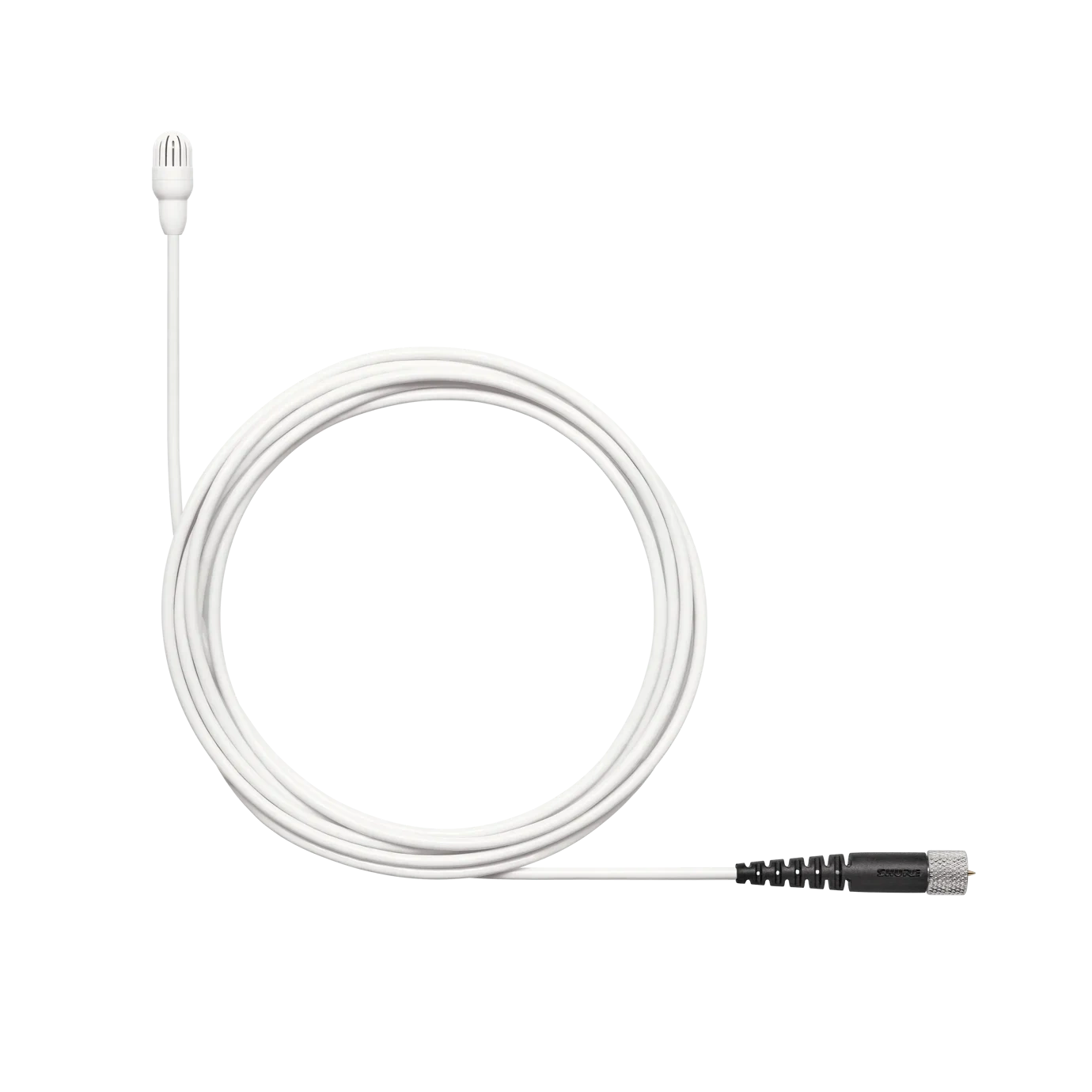 Shure TL47 TwinPlex Subminiature Lavalier Microphone White Shure TL47 TwinPlex white subminiature lavalier microphone with omnidirectional capsule and cable