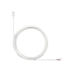Shure TL47 TwinPlex subminiature lavalier microphone with white finish and omnidirectional capsule
