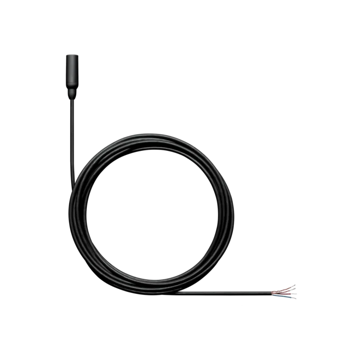 Shure TL48 TwinPlex subminiature lavalier microphone with omnidirectional capsule and black finish