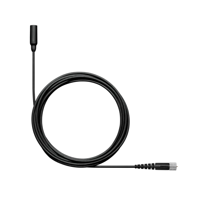 Shure TL48 TwinPlex subminiature lavalier microphone with omnidirectional capsule and black finish