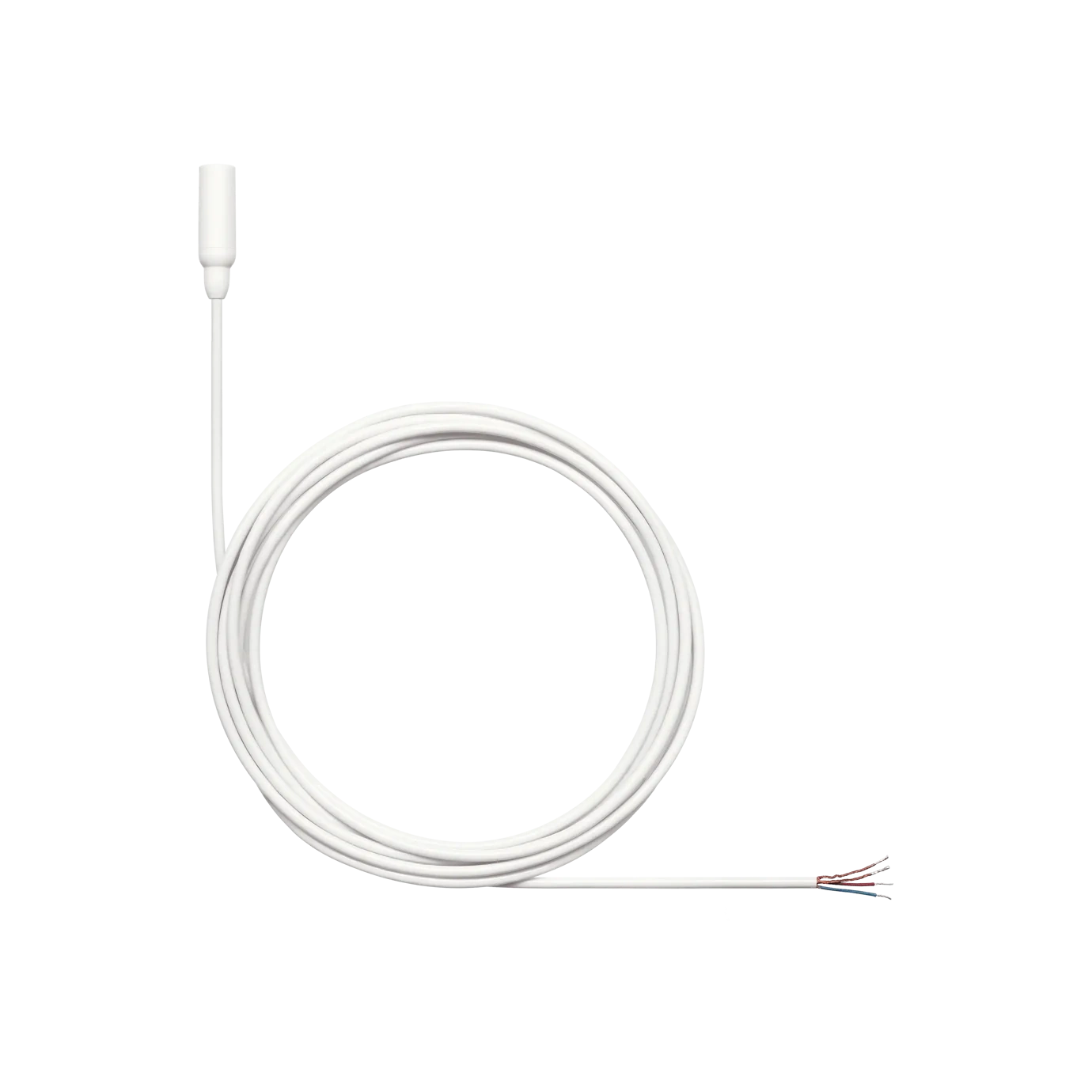 Shure TL48 TwinPlex Subminiature Lavalier Microphone White Shure TL48 TwinPlex white subminiature lavalier microphone with omnidirectional capsule and cable
