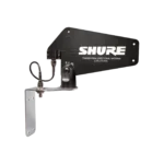 Shure UA505-RSMA paintable mounting bracket with BNC connector detail view showing connection point