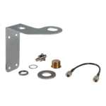 Shure UA505-RSMA paintable mounting bracket with BNC connector front view