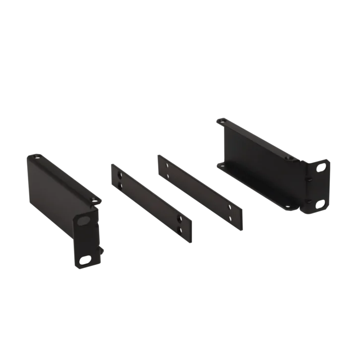 Shure UA507 dual rack mount hardware with mounting brackets and hardware components