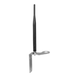 Shure UA8-2.4-5.8 dual band omnidirectional antenna with 45-degree RSMA connector side profile