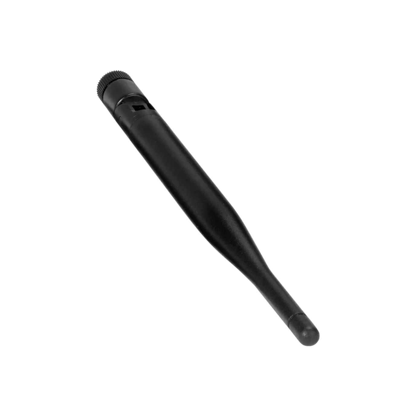 Shure UA8-2.4-5.8 Dual Band Omnidirectional Antenna Front View Shure UA8-2.4-5.8 dual band omnidirectional antenna with 45-degree angle RSMA connector