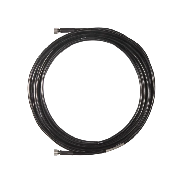 Shure UA850-RSMA 15.2 meter reverse SMA connector cable coiled display