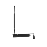 Shure UA860V omnidirectional antenna showing detailed connector and mounting hardware