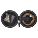 Shure UL4 UniPlex cardioid lavalier microphone with LEMO connector, cocoa finish, close-up detail view