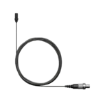Shure UL4 black cardioid lavalier microphone with LEMO connector and windscreen