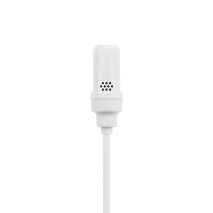 Shure UL4 UniPlex cardioid lavalier microphone with white finish and LEMO connector