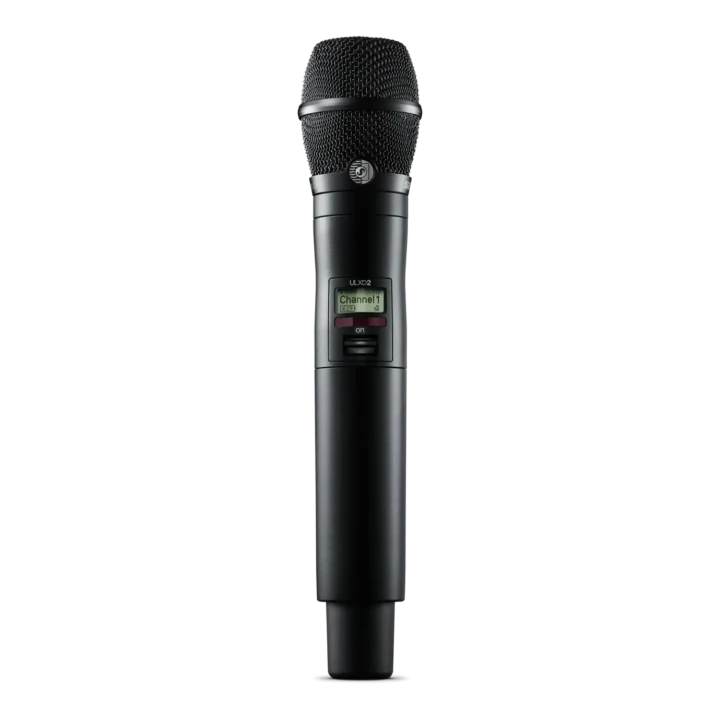 Shure ULXD2/K11 digital handheld wireless microphone transmitter with KSM11 capsule, front view