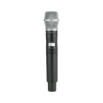 Shure ULXD2 SM86 digital handheld wireless microphone transmitter with capsule, front view