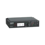 Shure ULXD4 digital wireless receiver H50 showing front panel controls and display interface