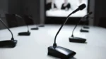 Shure ULXD4D dual-channel digital wireless receiver displaying frequency management and channel configuration interface