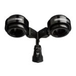 Shure VIP55SM dual mount kit with two condenser microphones and mounting hardware