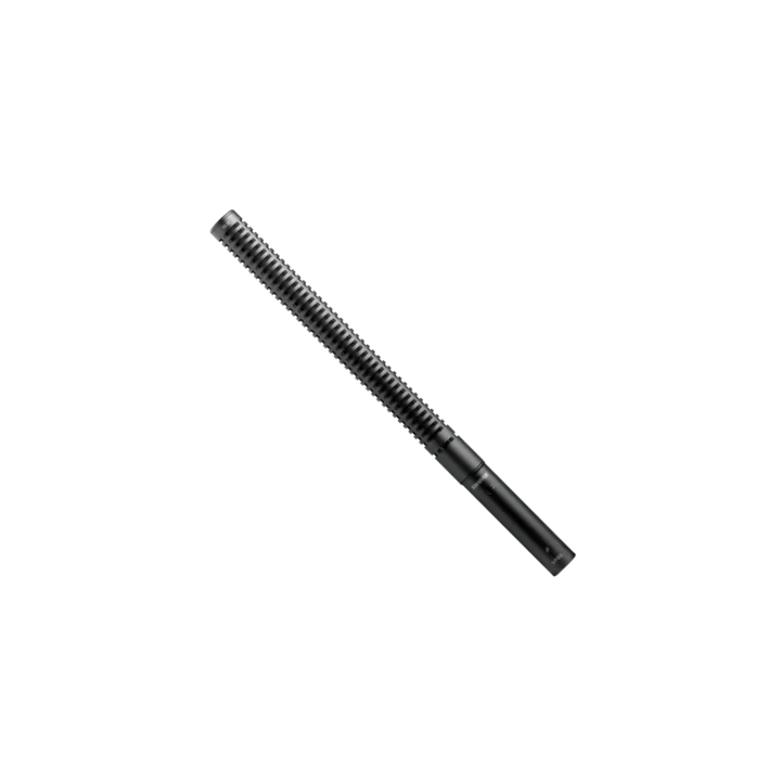 Shure VP89 premium modular shotgun microphone with black finish and integrated shock mount