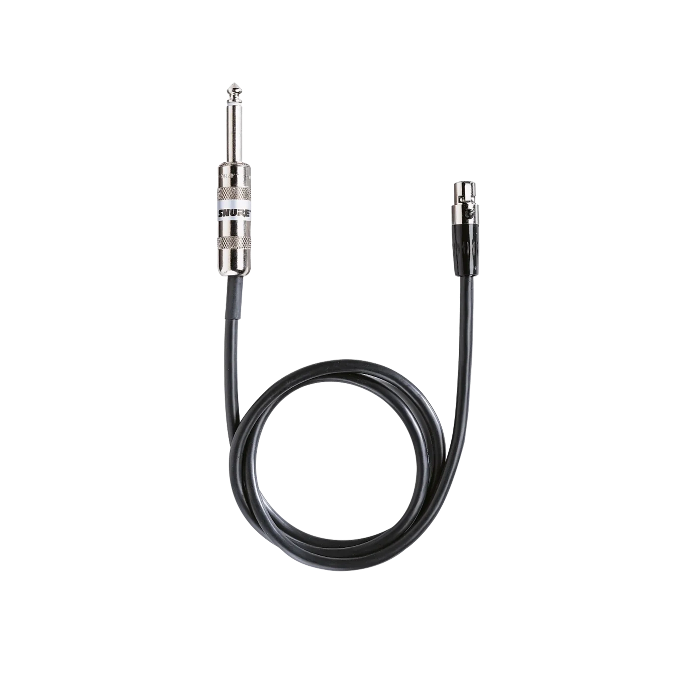 Shure WA302 Instrument Cable Professional Audio Shure WA302 professional instrument cable with XLR connectors and black jacket