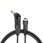 Shure WA307 omnidirectional wireless microphone antenna with black finish and connector
