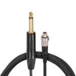 Shure WA308 LEMO instrument cable with professional connectors and coiled design