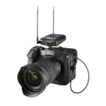 Shure WA311 non-conductive cold shoe mount showing mounting bracket and connection interface
