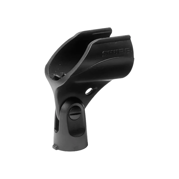 Shure WA371 microphone clip with stand adapter mount and adjustment mechanism