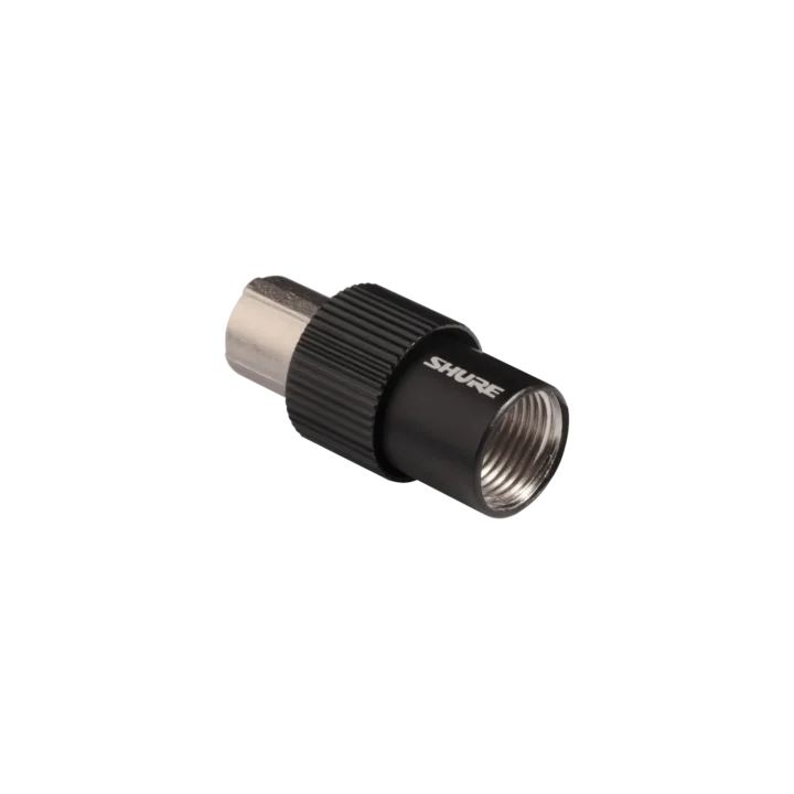 Shure WA445 omnidirectional wireless antenna with black finish and connector detail
