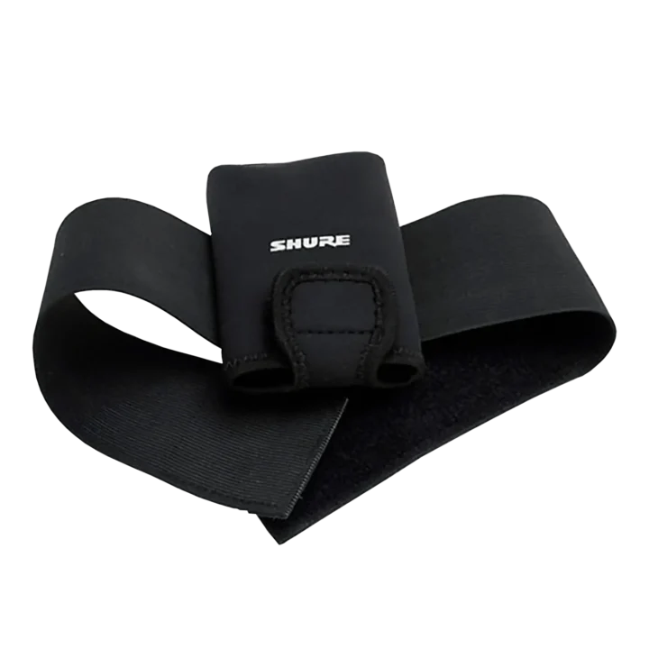 Shure WA580 black cloth pouch protective carrying case for wireless microphone systems