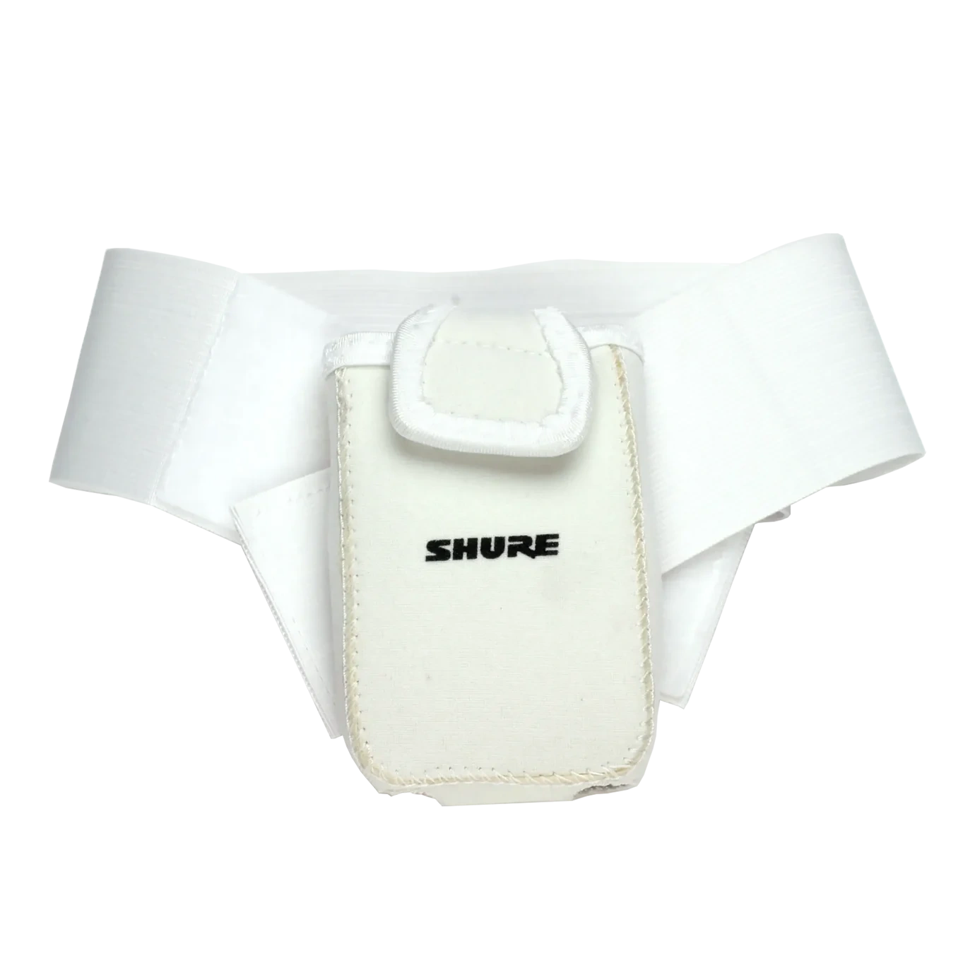 Shure WA580 White Cloth Pouch Accessory Shure WA580 white cloth protective pouch for wireless microphone systems and accessories