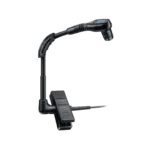 Shure WB98H/C condenser instrument microphone showing capsule and mounting hardware detail