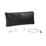 Shure WL183M omnidirectional lavalier microphone capsule and connector detail view