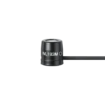 Shure WL183M omnidirectional lavalier microphone with LEMO connector, black finish, close-up detail view