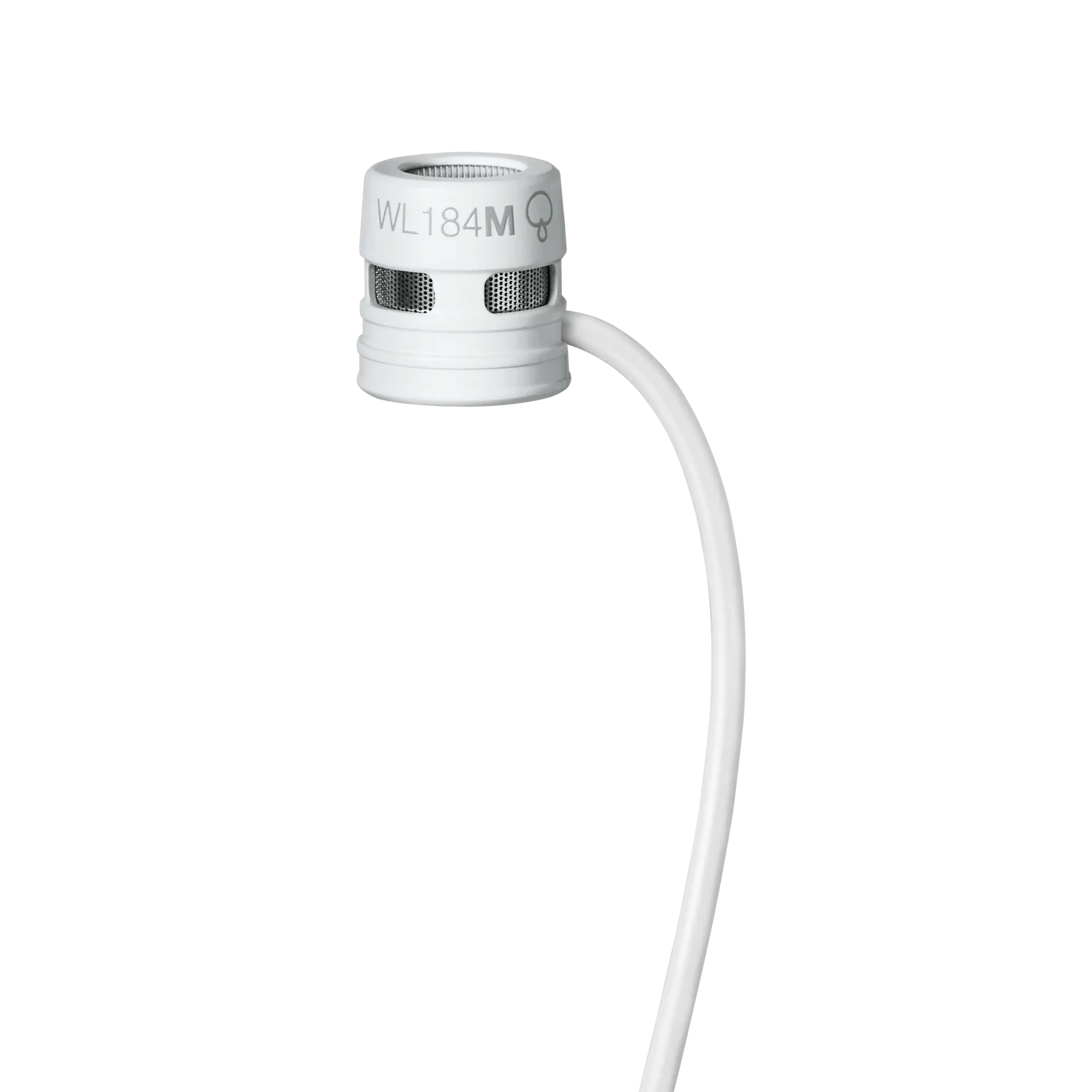 Shure WL184M Supercardioid Lavalier Microphone White Shure WL184M low-profile supercardioid lavalier microphone in white with TA4F connector