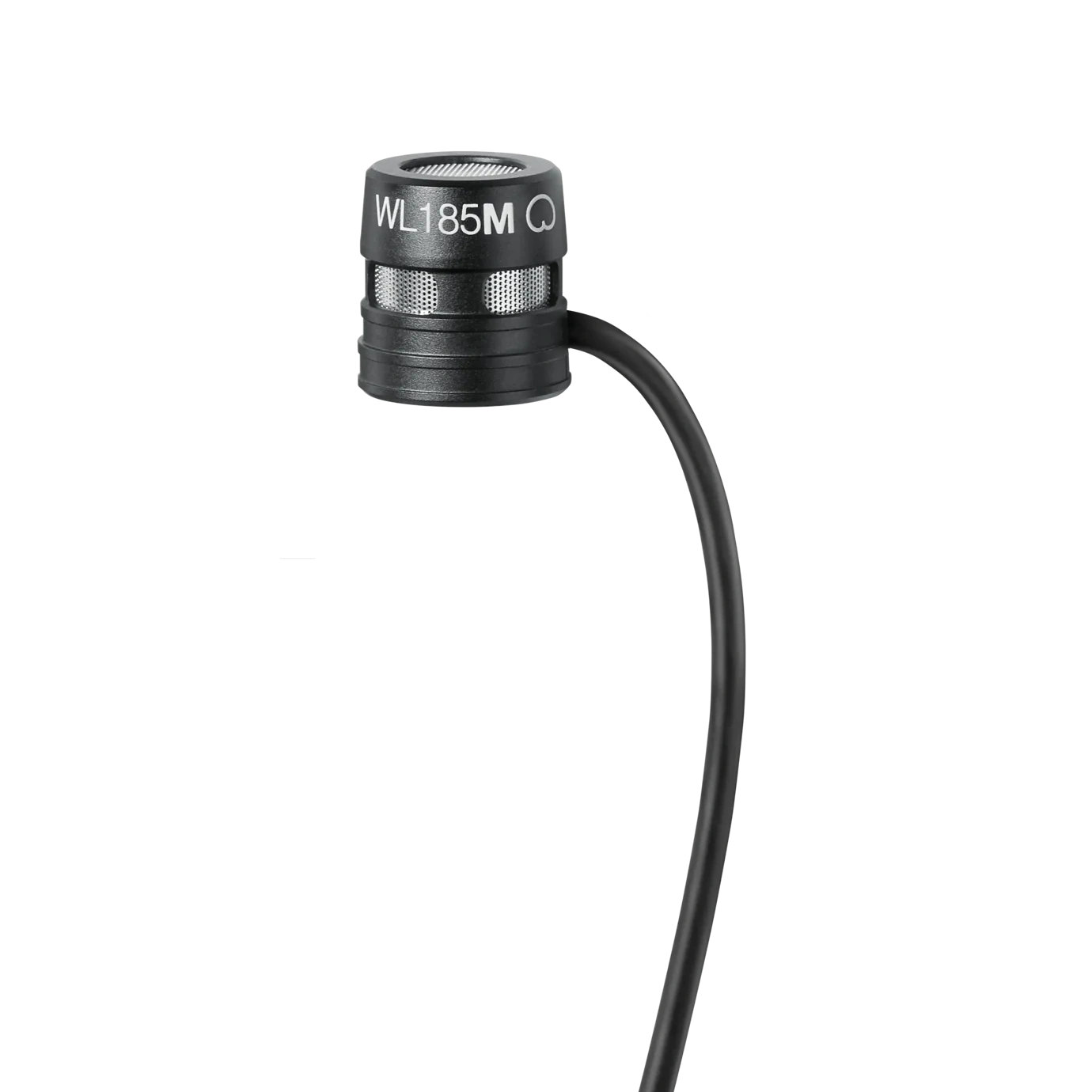 Shure WL185M Cardioid Lavalier Microphone Black Shure WL185M low-profile cardioid lavalier microphone with LEMO connector, black finish