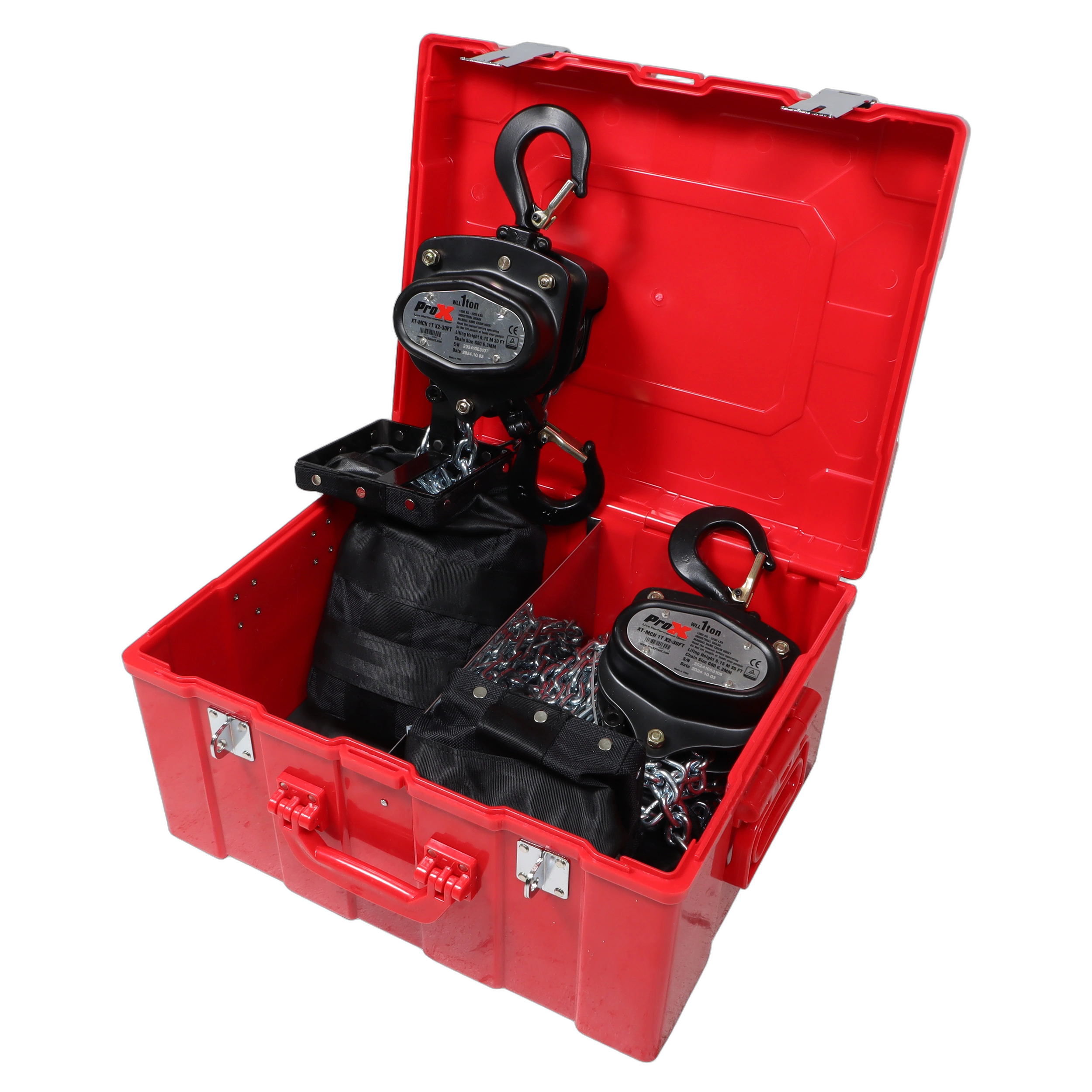 ProX 1 Ton Manual Chain Hoist 30 Ft Stage Rigging ProX 1 ton manual chain hoist with 30 foot chain for stage truss and line array speaker rigging