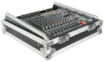 ProX 10U top mount 19 inch slanted mixer case dimensional diagram with measurements