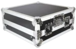 ProX 10U top mount 19 inch slanted mixer case dimensional diagram specifications