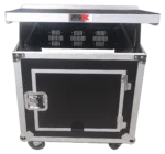 ProX T-10MRLT MK2 flight case close-up showing rugged construction and hardware details