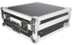ProX 10U 19-inch topload rack mixer flight case dimensional diagram with measurements
