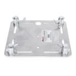 ProX 12 inch aluminum 6mm truss top plate with connectors, detail view of connection points