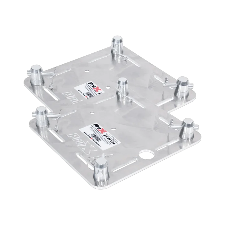 ProX pair of 12 inch aluminum 6mm truss top plates with connectors for F34 F32 F31 conical square truss