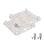 ProX 12-inch aluminum truss top plate with 1 3/8 speaker stud mount for F34 F32 F31 conical square truss
