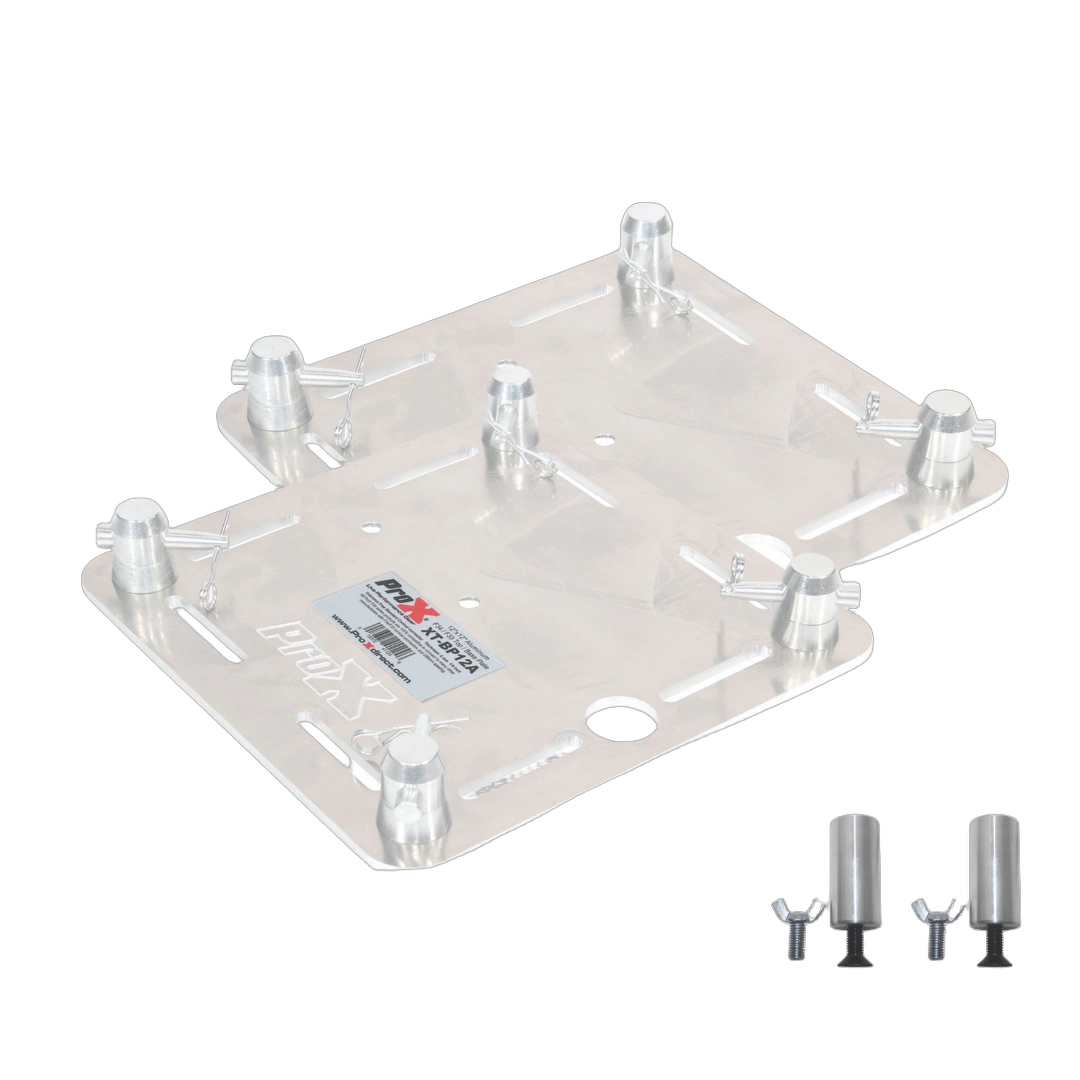 ProX 12 Inch Aluminum Truss Top Plate Speaker Mount ProX 12-inch aluminum truss top plate with 1 3/8 speaker stud mount for F34 F32 F31 conical square truss