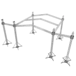 ProX 12D stage roofing system chain hoist mechanism detail view with professional rigging hardware