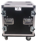 ProX 12U shockproof amp rack ATA flight case dimensional diagram showing 20 inch depth specifications