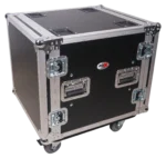 ProX 12U shockproof amp rack ATA flight case dimensional diagram with 20 inch depth specifications