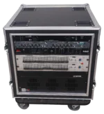 ProX 12U shockproof ATA flight case with 20-inch depth for amplifier equipment storage