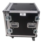ProX 12U shockproof amp rack ATA flight case with reinforced handles and protective padding